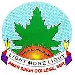 Amar Singh College Logo