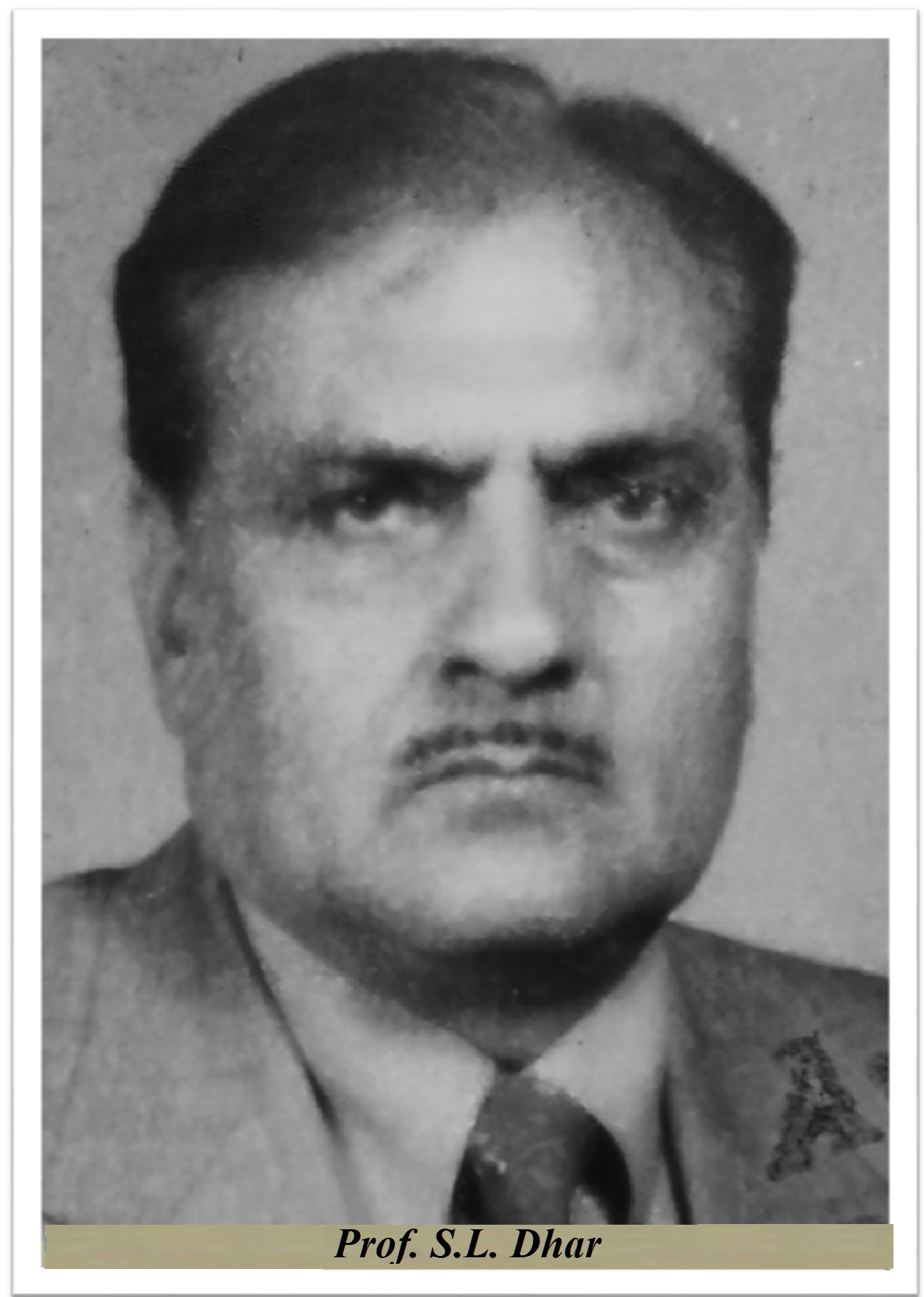 Prof. S.L. Dhar